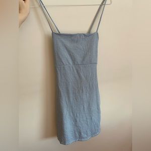 Forever 21 Blue Checker Mini Dress